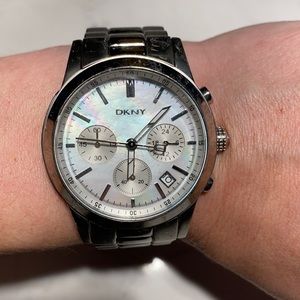 DKNY silver watch